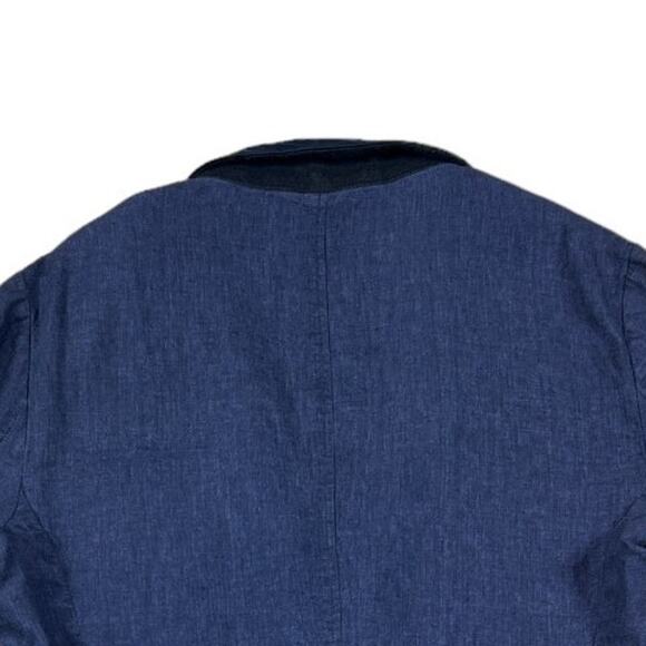 ZARA Man Navy Blue Blazer | Size 42 - Picture 4 of 5